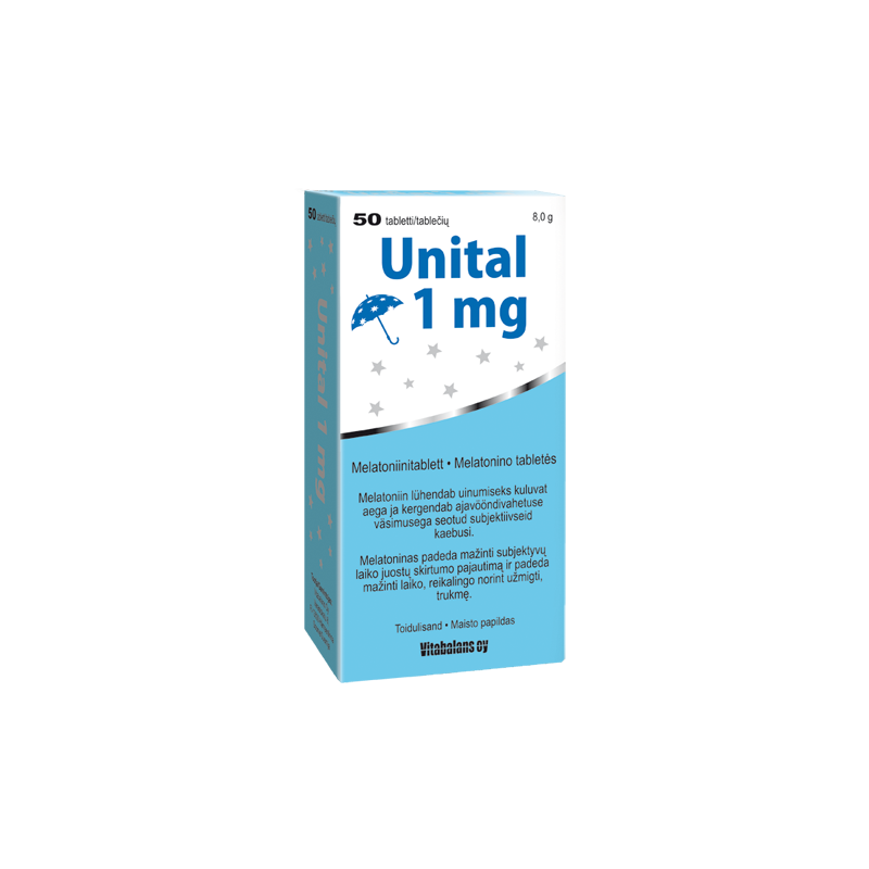 UNITAL, 1 mg, 50 vnt.
