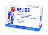 VELIOS 1000 mg plėvele dengtos tabletės N30