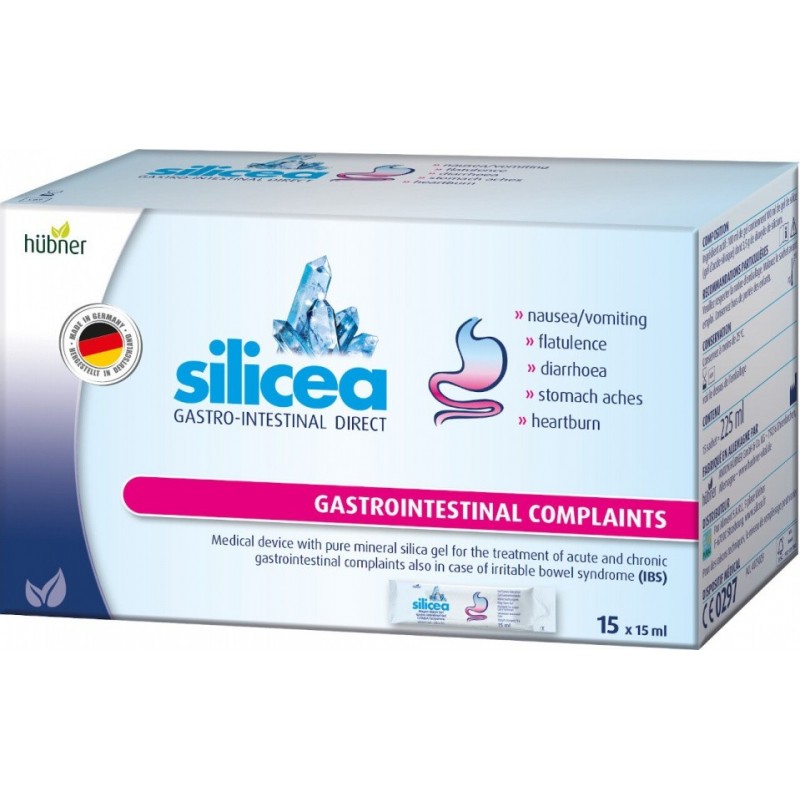 SILICEA virškinamojo trakto gelis GASTROINTESTINAL GEL DIRECT, 15 ml, 15 vnt.