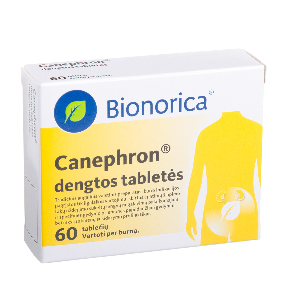 CANEPHRON, dengtos tabletės, N60