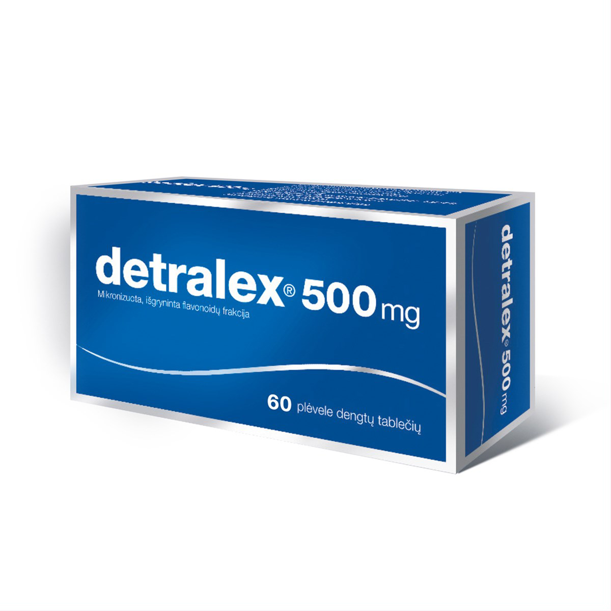 DETRALEX, 500 mg, plėvele dengtos tabletės, N60