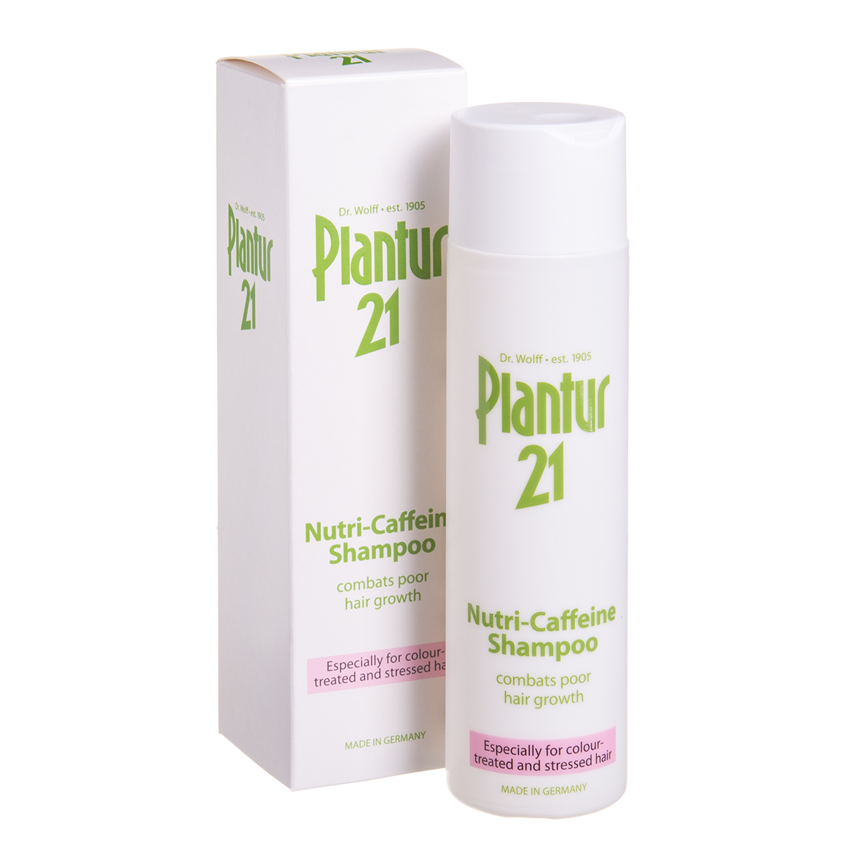 DR. WOLFF PLANTUR 21, šampūnas nuo plaukų slinkimo, 250 ml