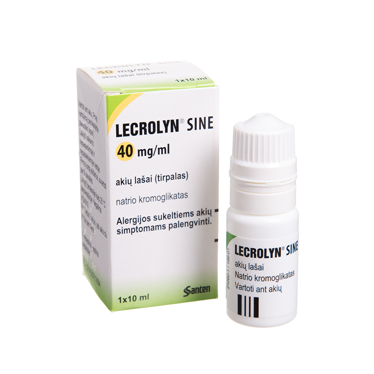 LECROLYN SINE, 40 mg/ml, akių lašai (tirpalas), 10 ml, N1