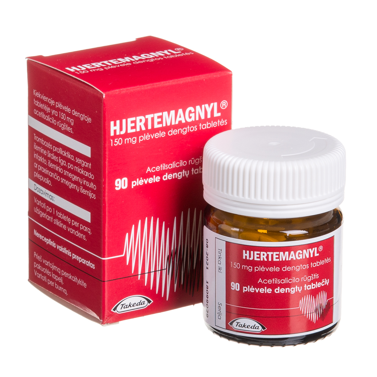 HJERTEMAGNYL, 150 mg, plėvele dengtos tabletės, N90