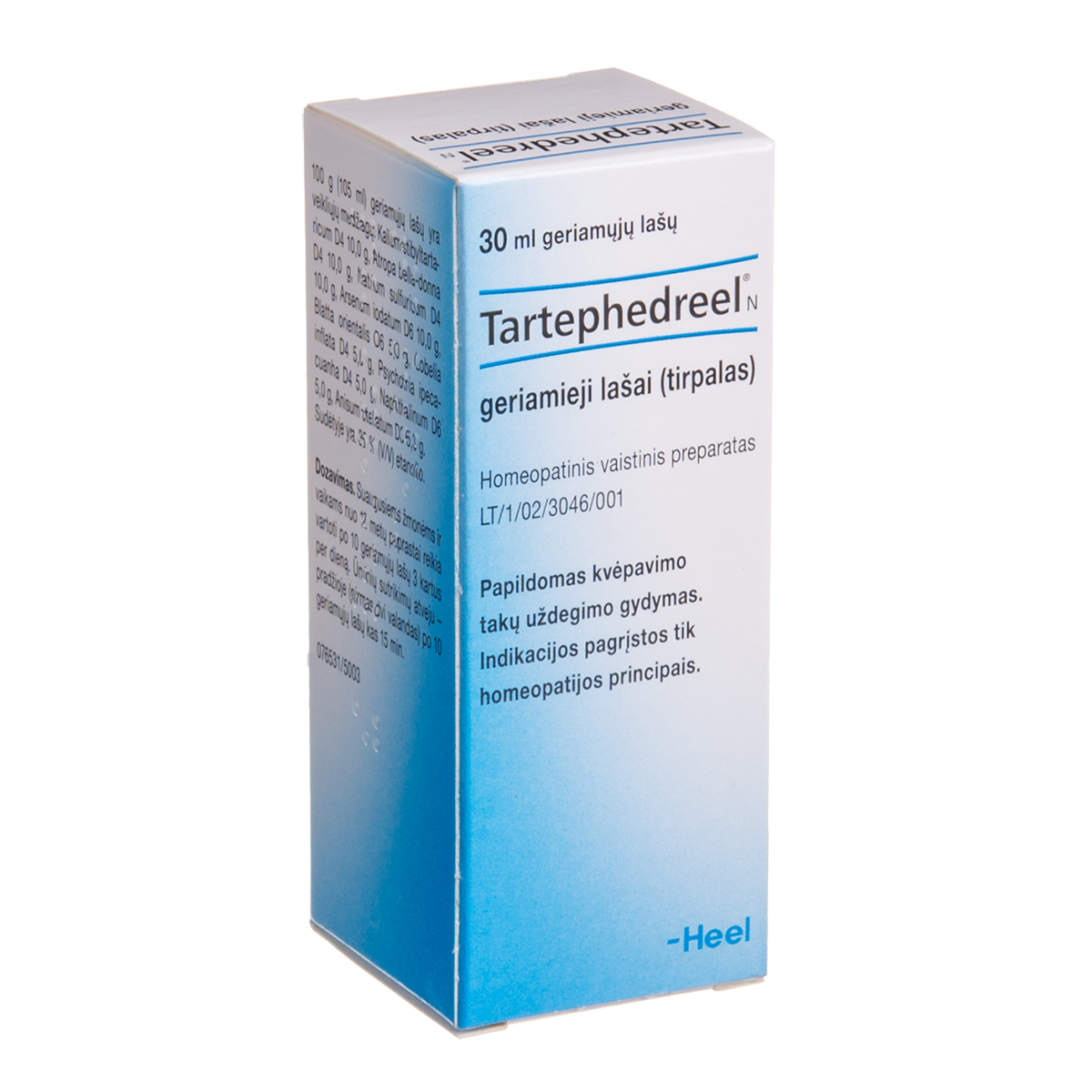 TARTEPHEDREEL N, geriamieji lašai (tirpalas), 30 ml