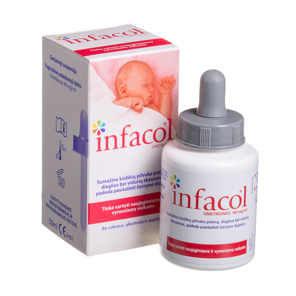 INFACOL, geriamoji suspensija, 50 ml