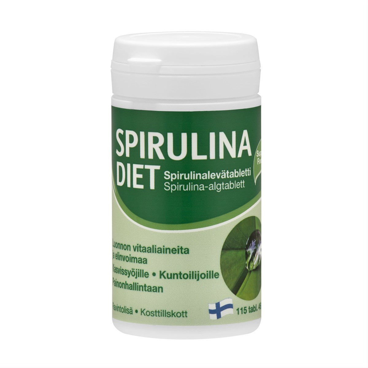 HANKINTATUKKU SPIRULINA DIET, 115 tablečių