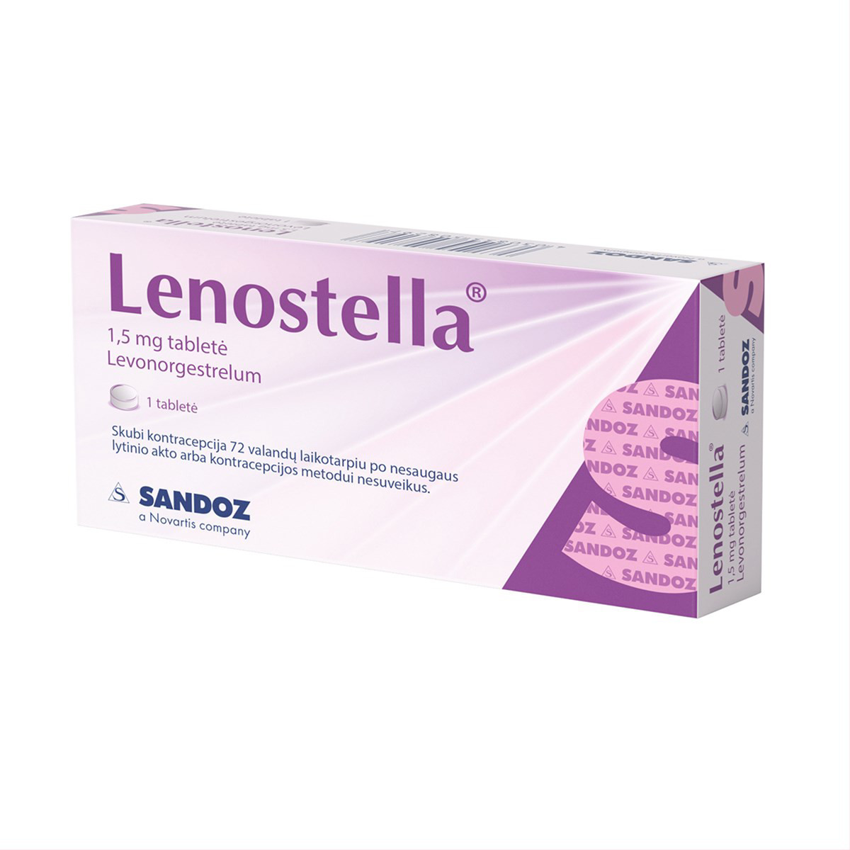 LENOSTELLA, 1,5 mg, tabletė, N1