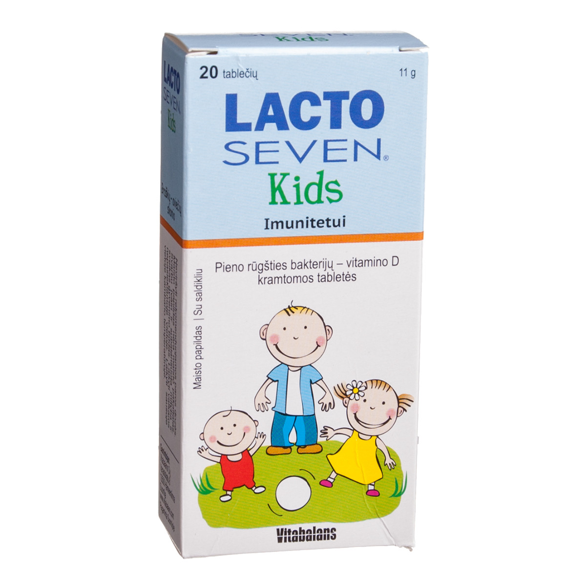 LACTO SEVEN KIDS, 20 tablečių