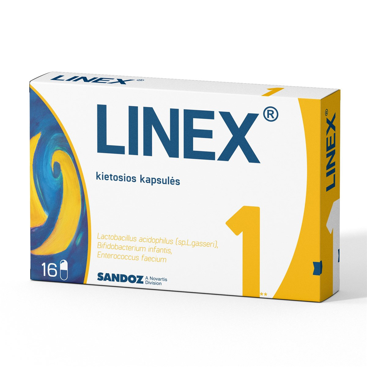LINEX, kietosios kapsulės, N16