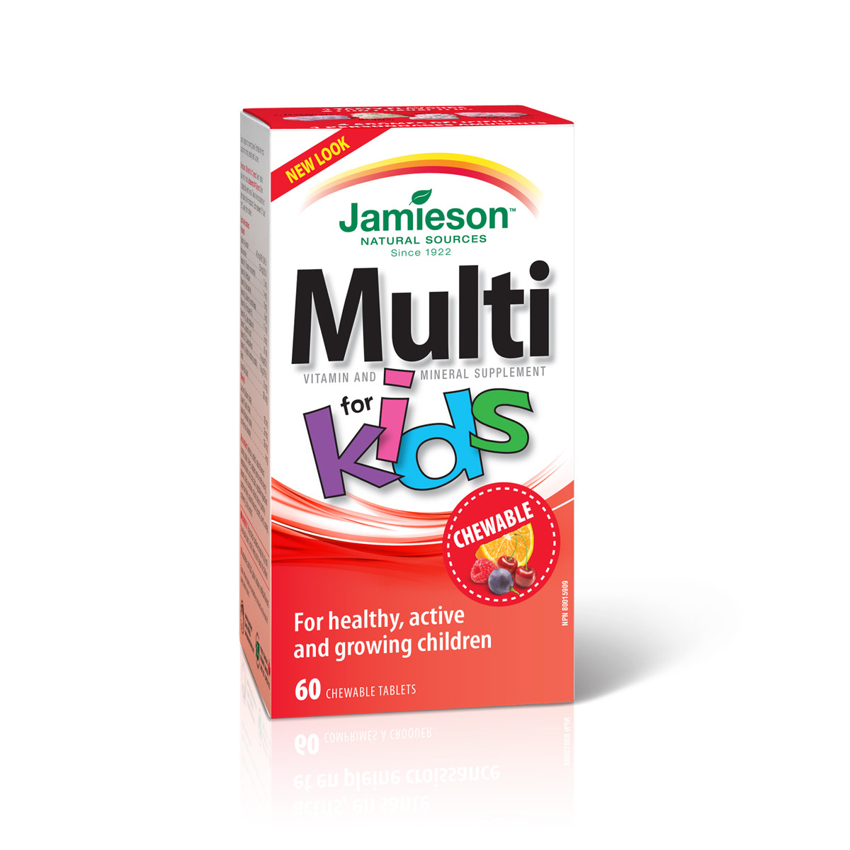 JAMIESON VITA-VIM MULTI FOR KIDS, vaikams, 60 kramtomųjų tablečių