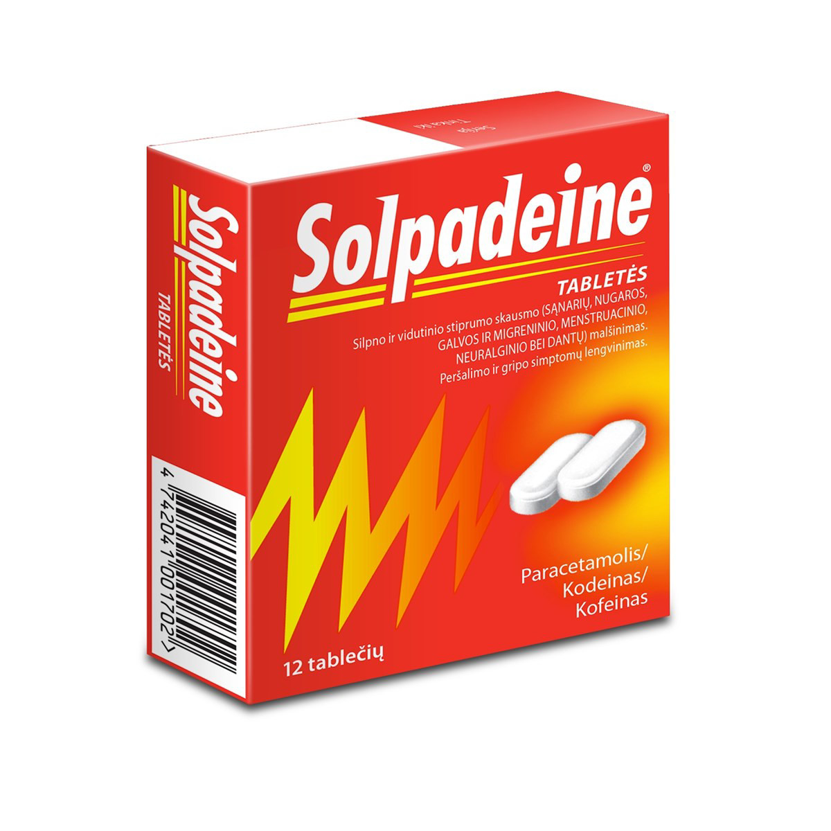 SOLPADEINE, tabletės, N12