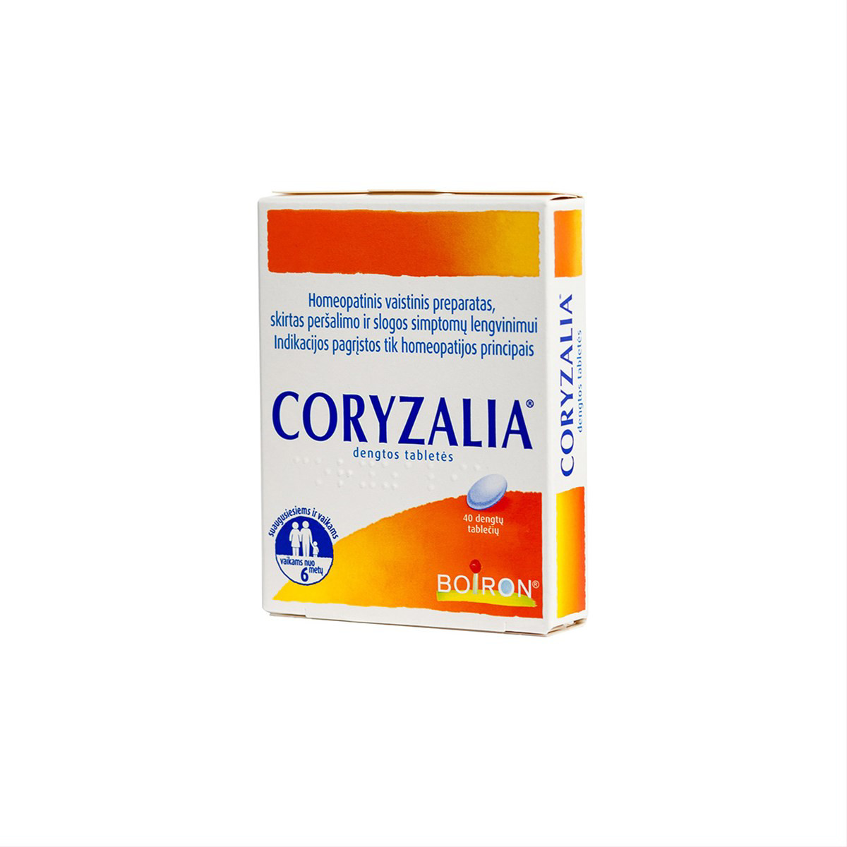 CORYZALIA, dengtos tabletės, N40