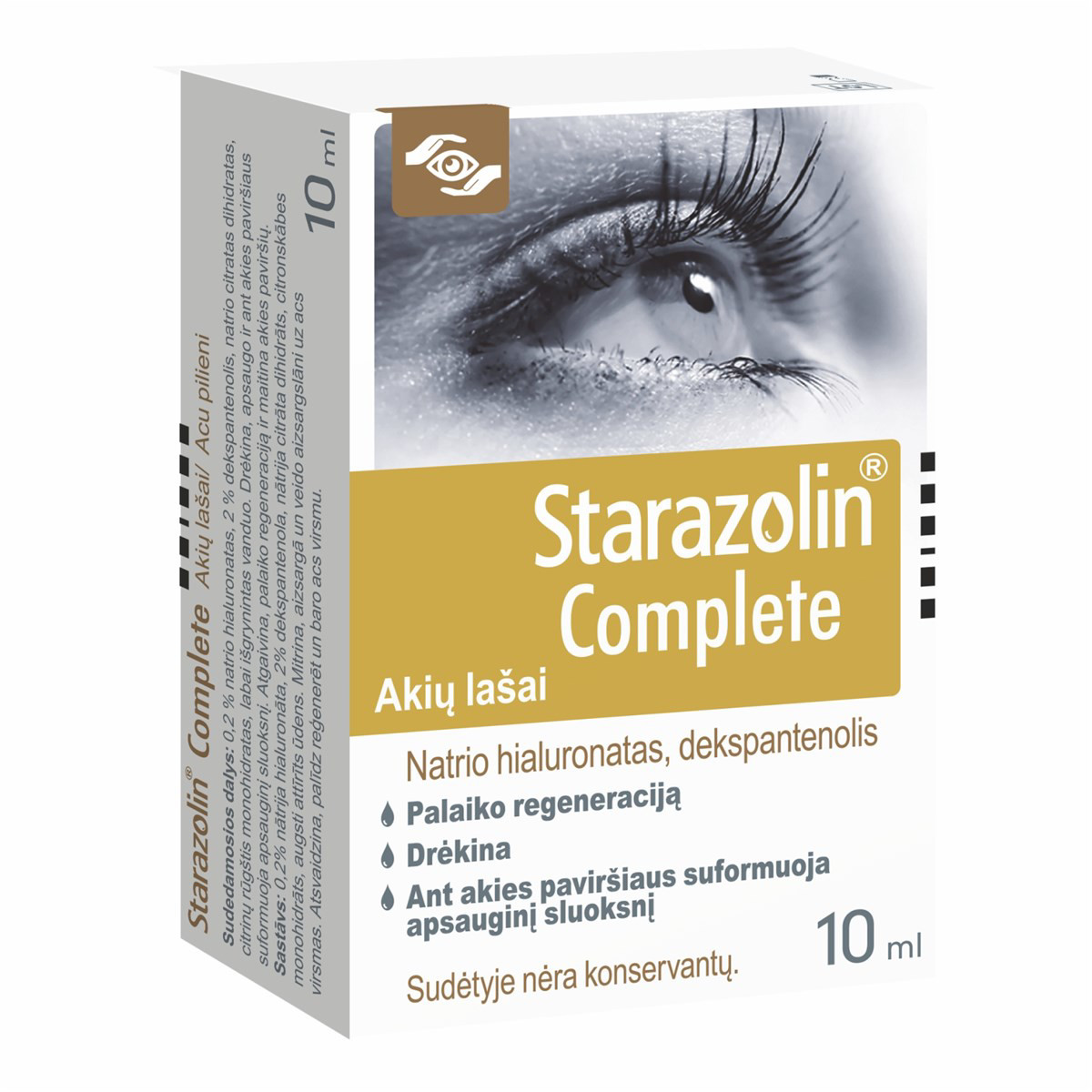 STARAZOLIN COMPLETE, akių lašai, 10 ml