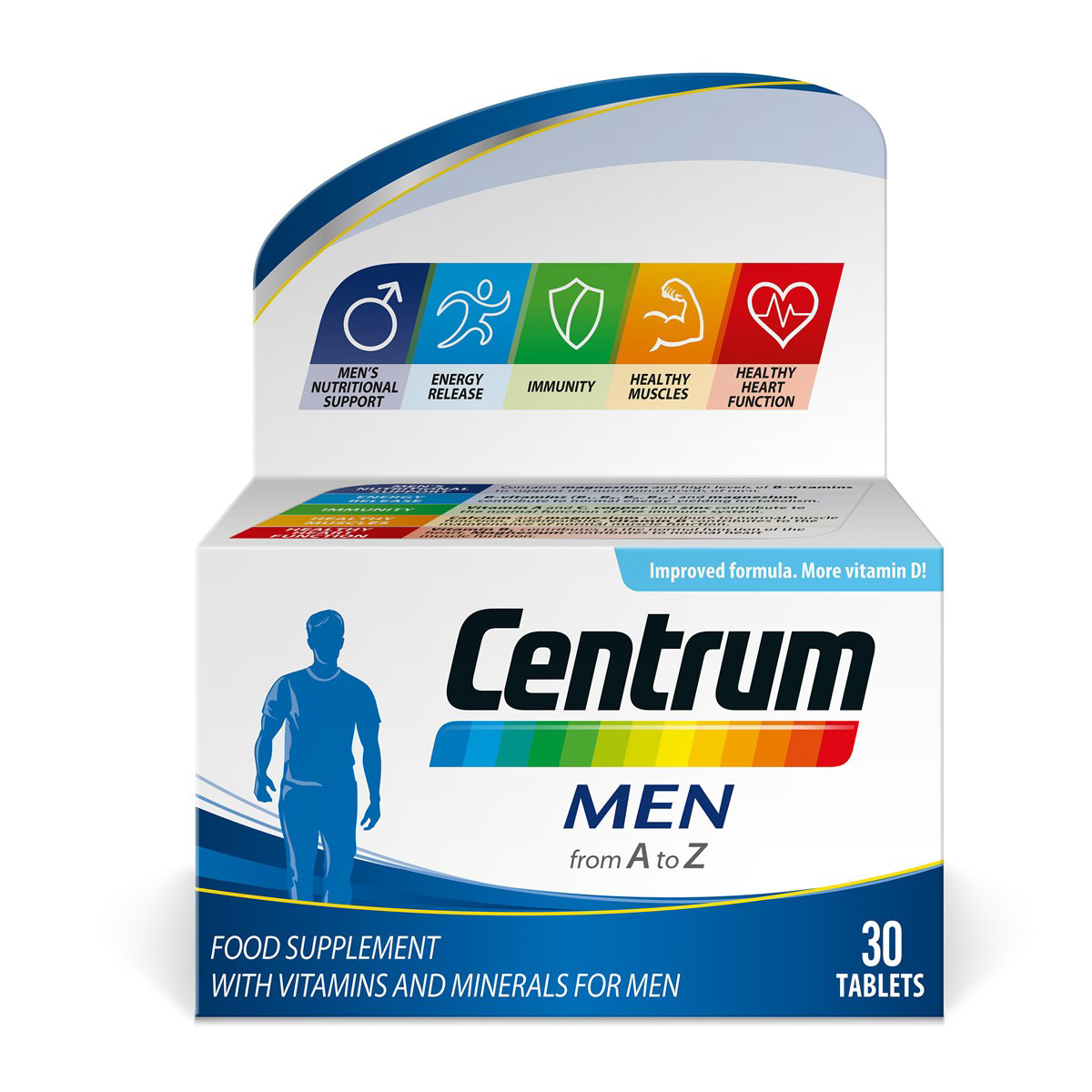 CENTRUM MEN, multivitaminai vyrams, 30 tablečių