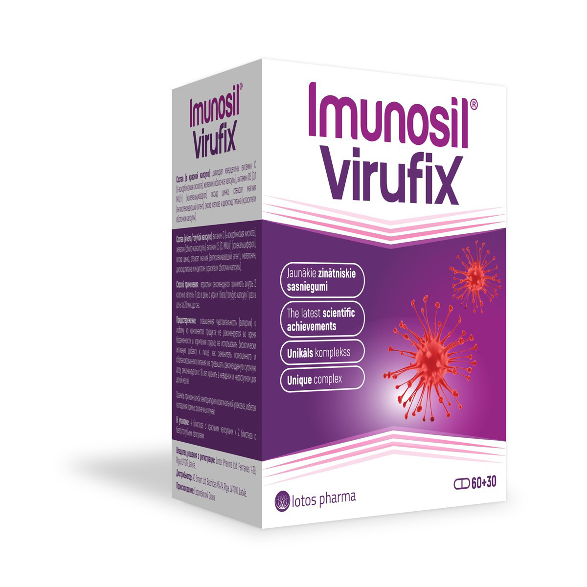 IMUNOSIL VIRUFIX, kapsulės, N60+N30