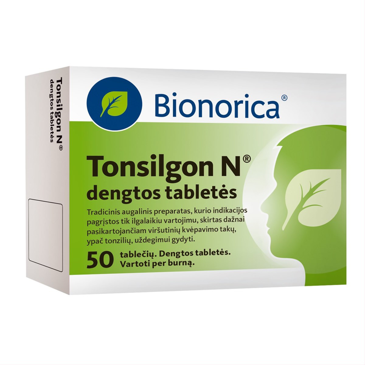 TONSILGON N, dengtos tabletės, N50