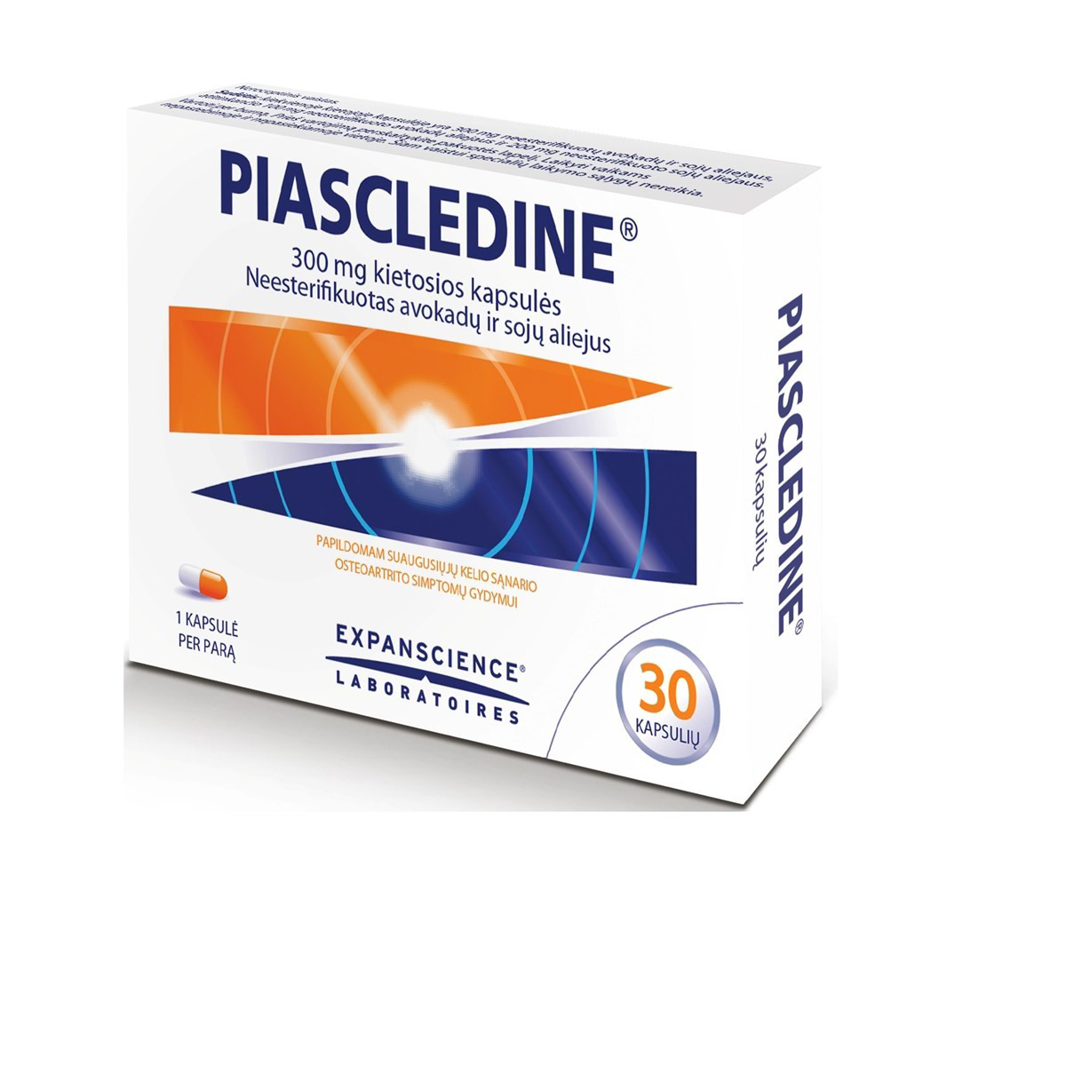 PIASCLEDINE, 300 mg, kietosios kapsulės, N30