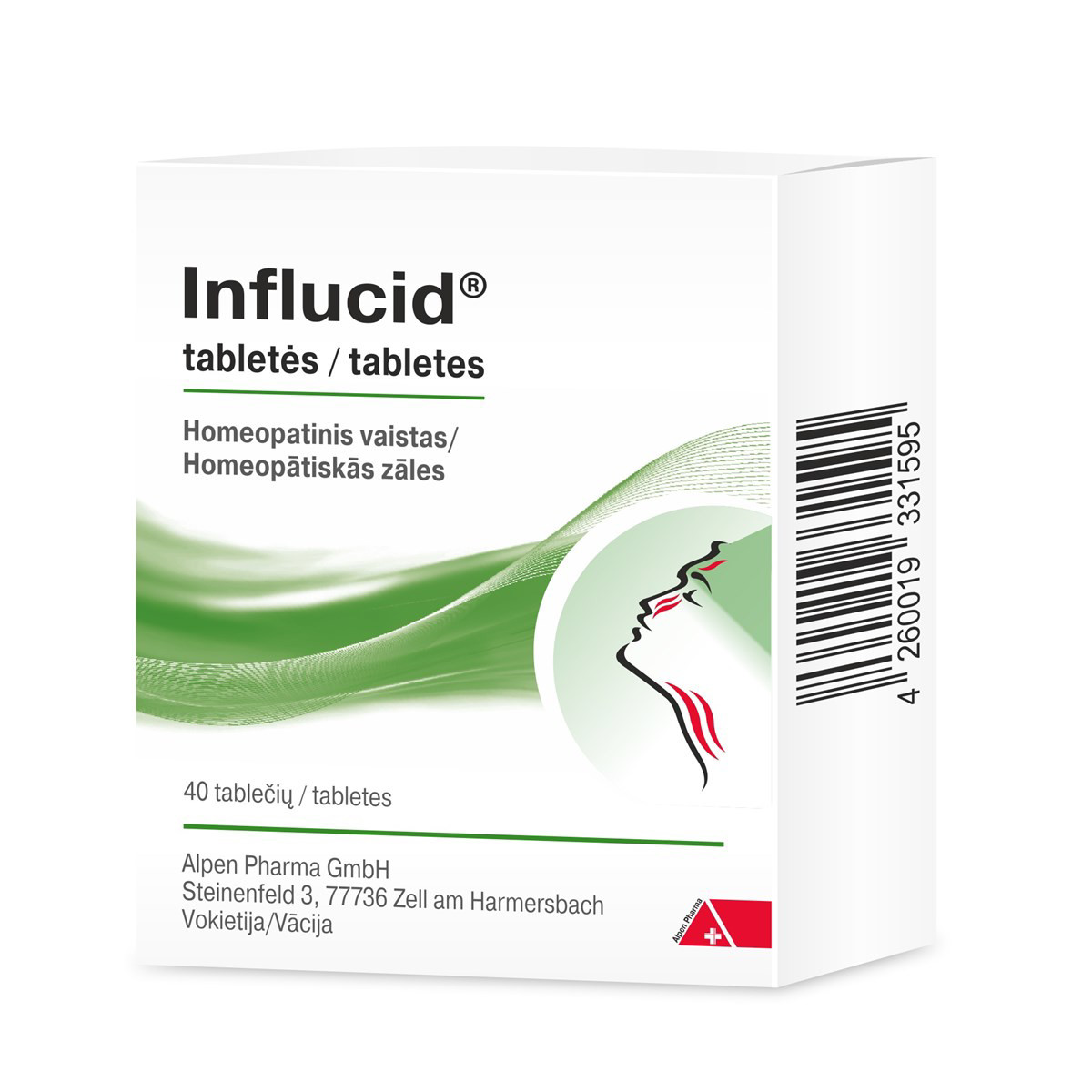 INFLUCID, tabletės, N40