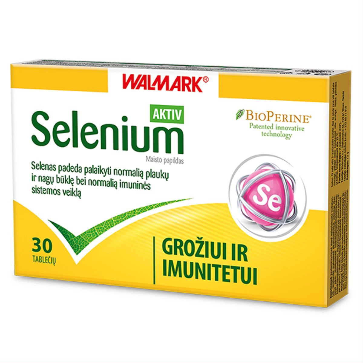 WALMARK SELENIUM AKTIV, 30 tablečių