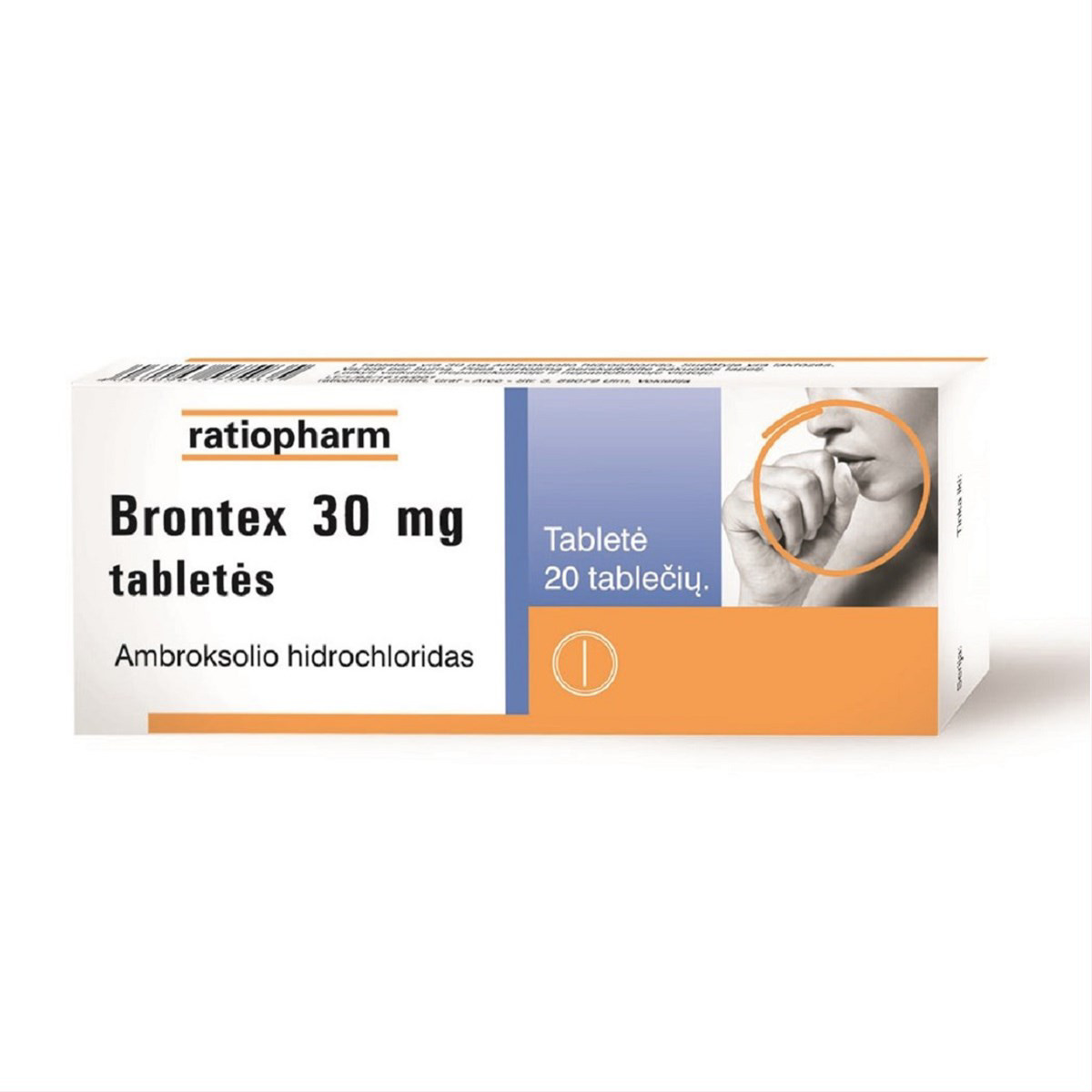 BRONTEX, 30 mg, tabletės, N20