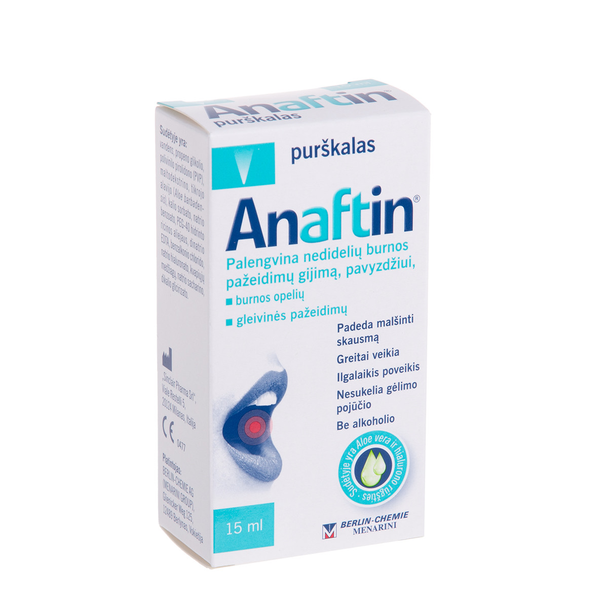ANAFTIN, purškalas, 15 ml
