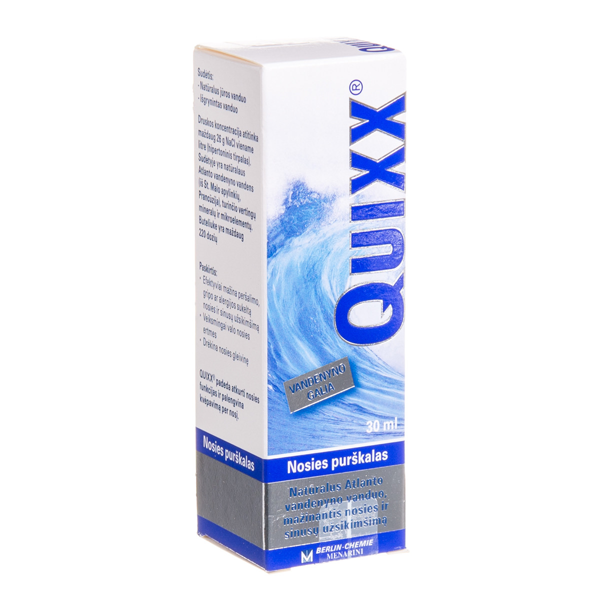 QUIXX NASAL SPRAY, purškalas, 30 ml