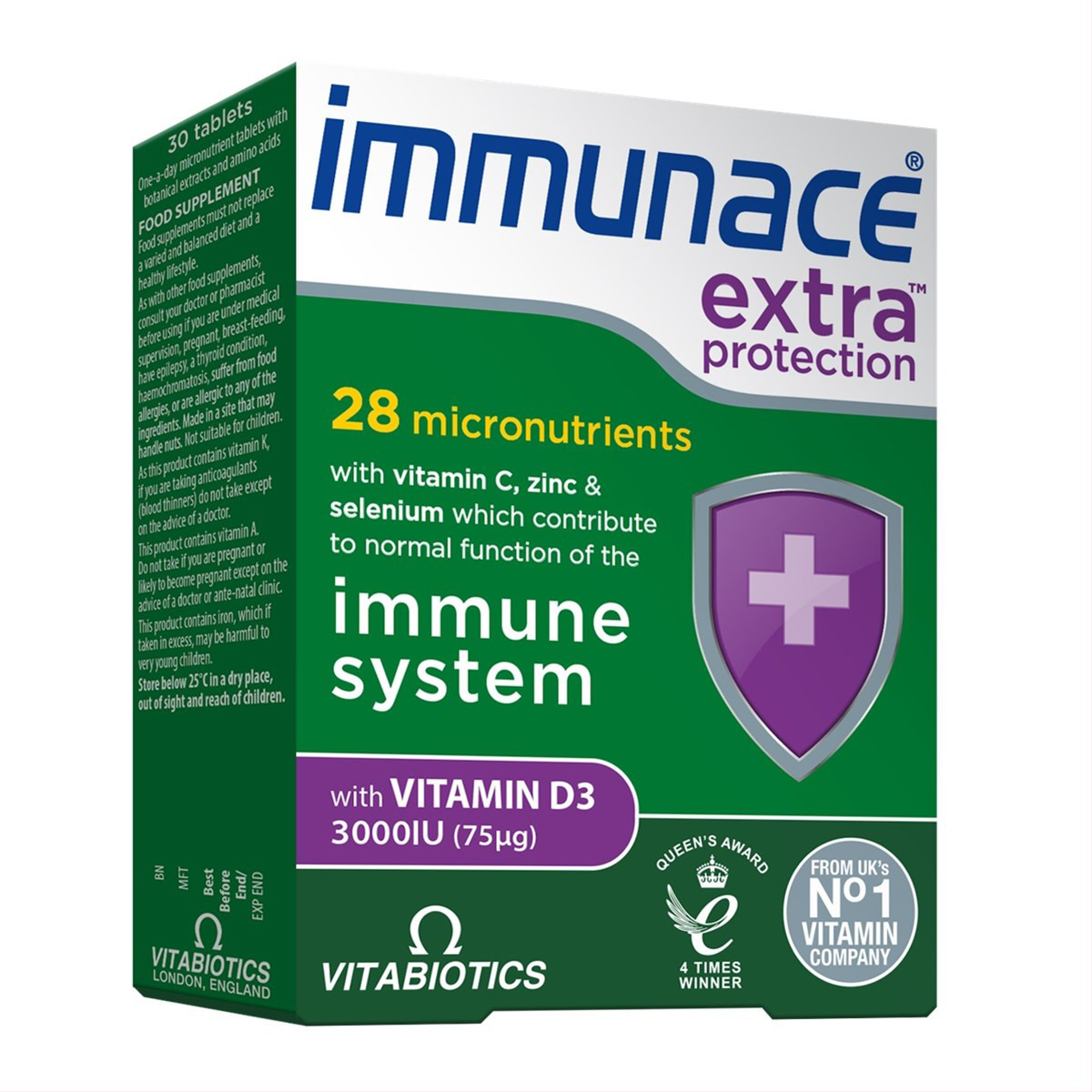 IMMUNACE EXTRA, 30 tablečių