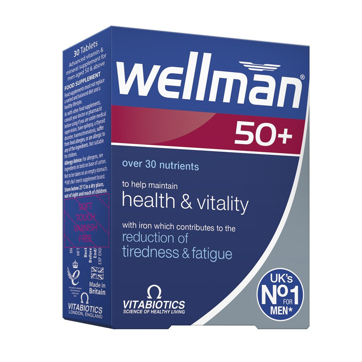 WELLMAN 50+, 30 tablečių