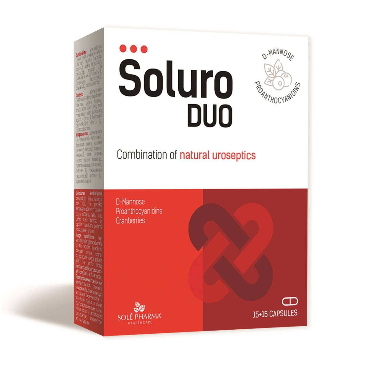 SOLURO DUO, 30 kapsulių (15 + 15)
