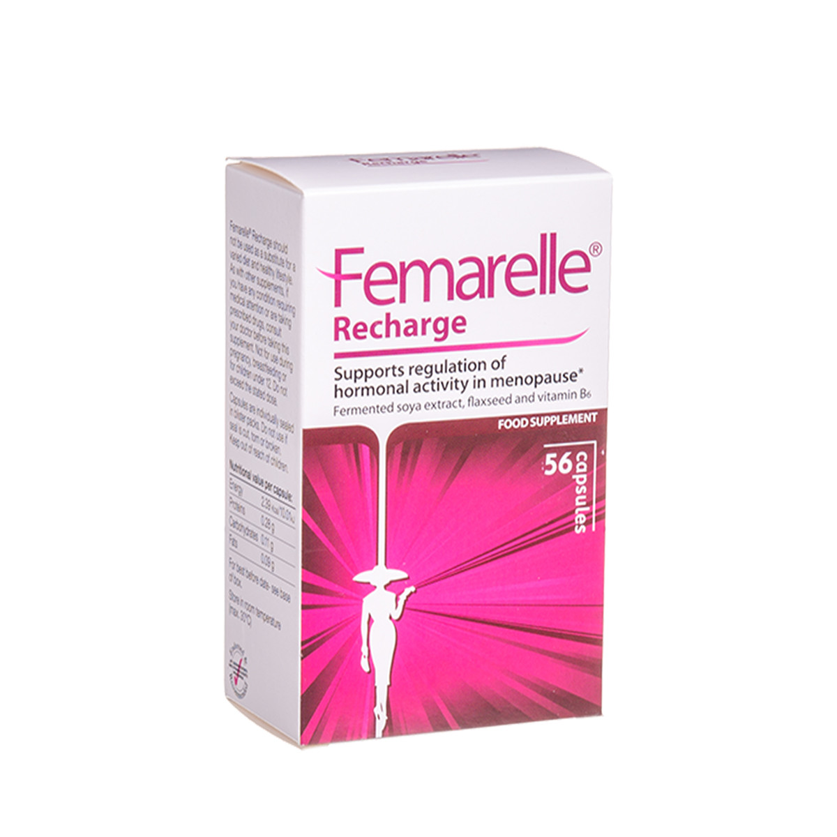 FEMARELLE RECHARGE, 56 kapsulės