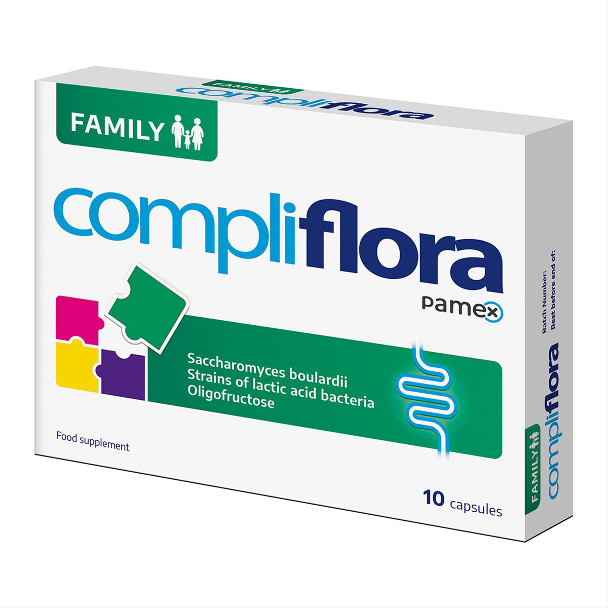 COMPLIFLORA FAMILY, 10 kapsulių