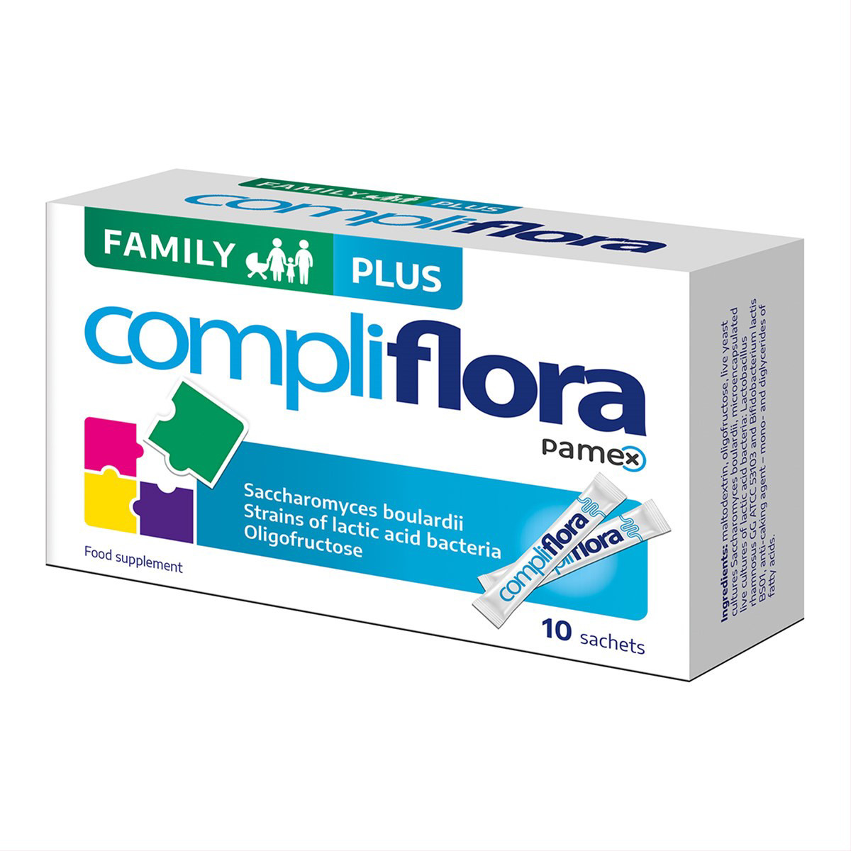 COMPLIFLORA FAMILY+, milteliai, 10 vnt.
