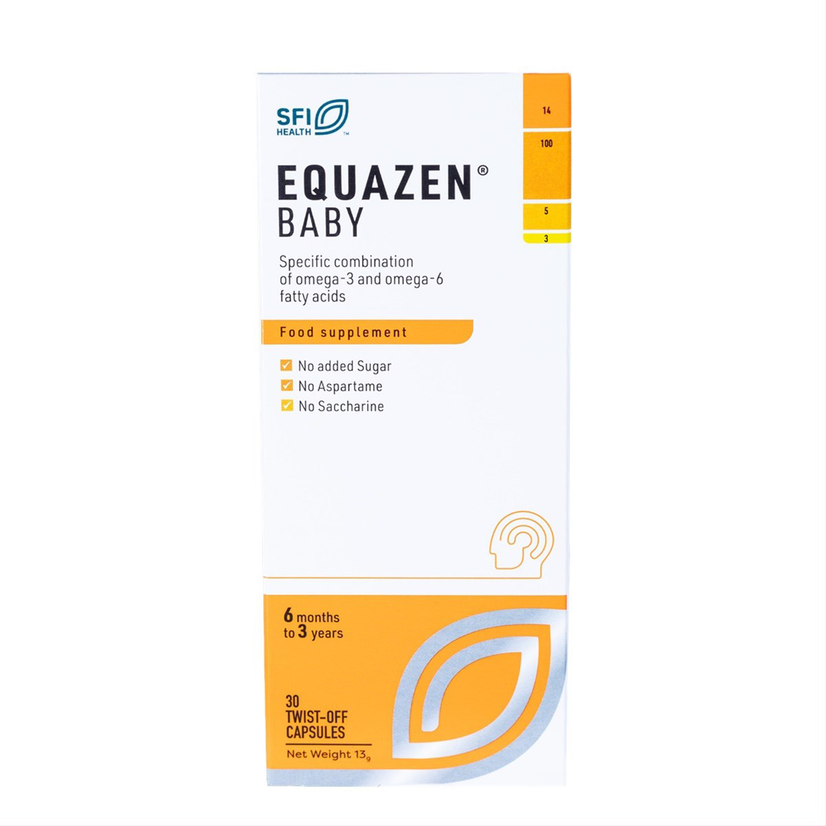 EQUAZEN BABY, Atsukamosios kapsulės, N30