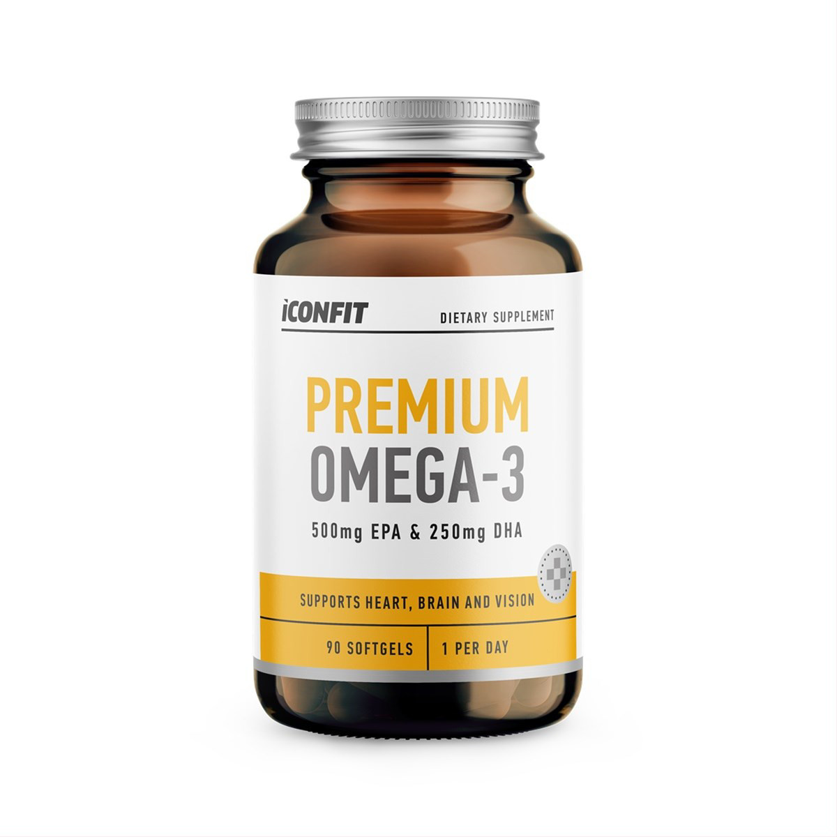 ICONFIT, premium omega 3, 90 kapsulių