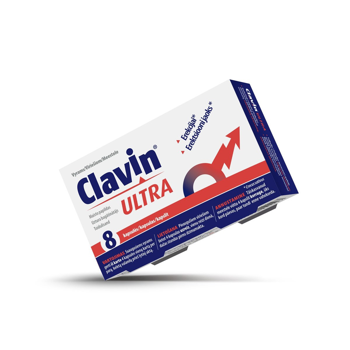 CLAVIN ULTRA, 8 kapsulės