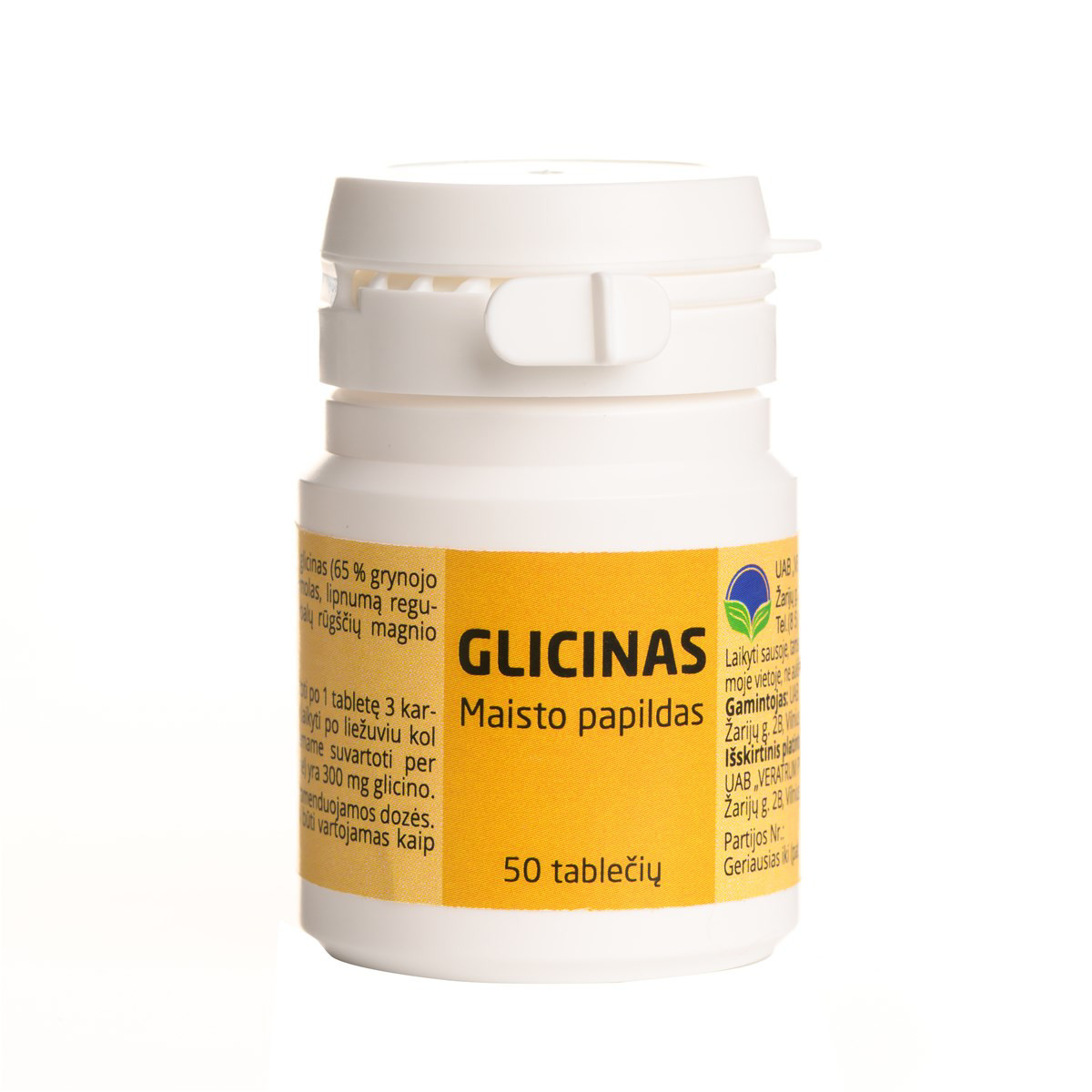 GLICINAS, tabletės, N50