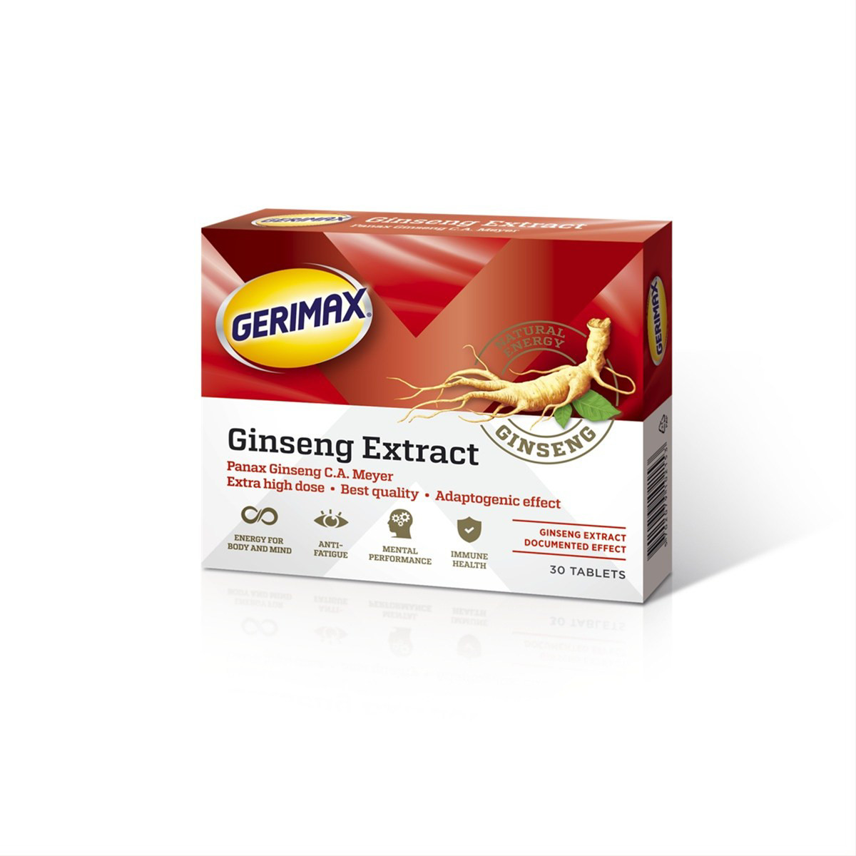 GERIMAX GINSENG, 200 mg, 30 tablečių