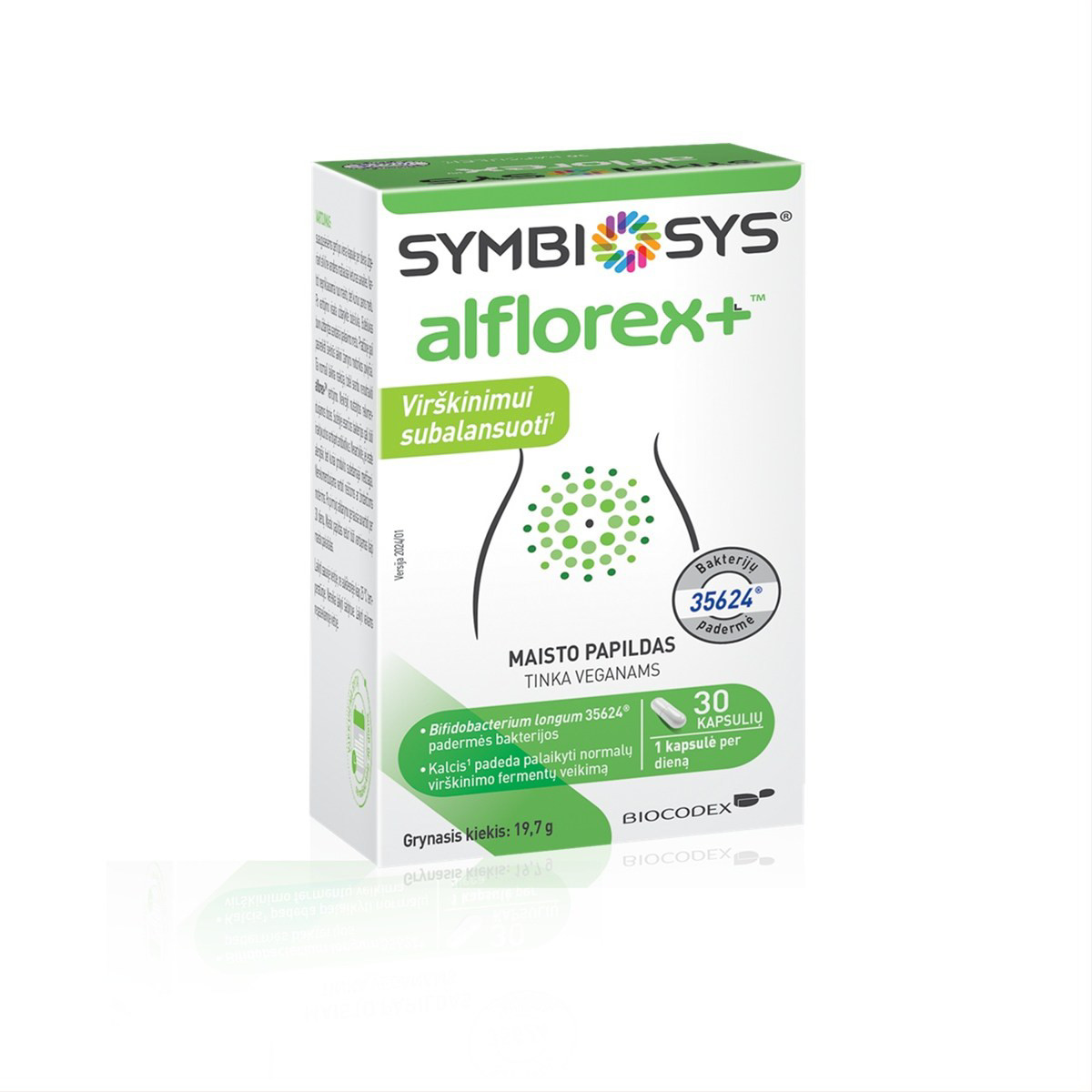 ALFLOREX+, 30 kapsulių