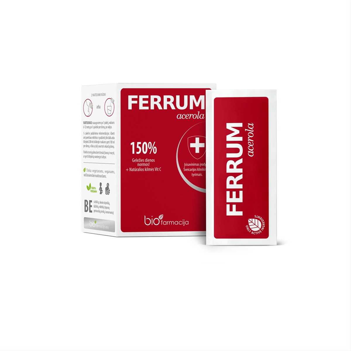 FERRUM ACEROLA, milteliai, 28 vnt.