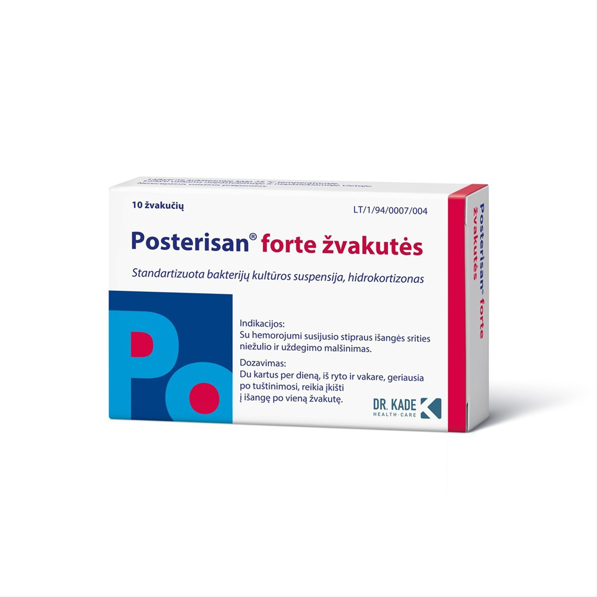 POSTERISAN FORTE, žvakutės, N10