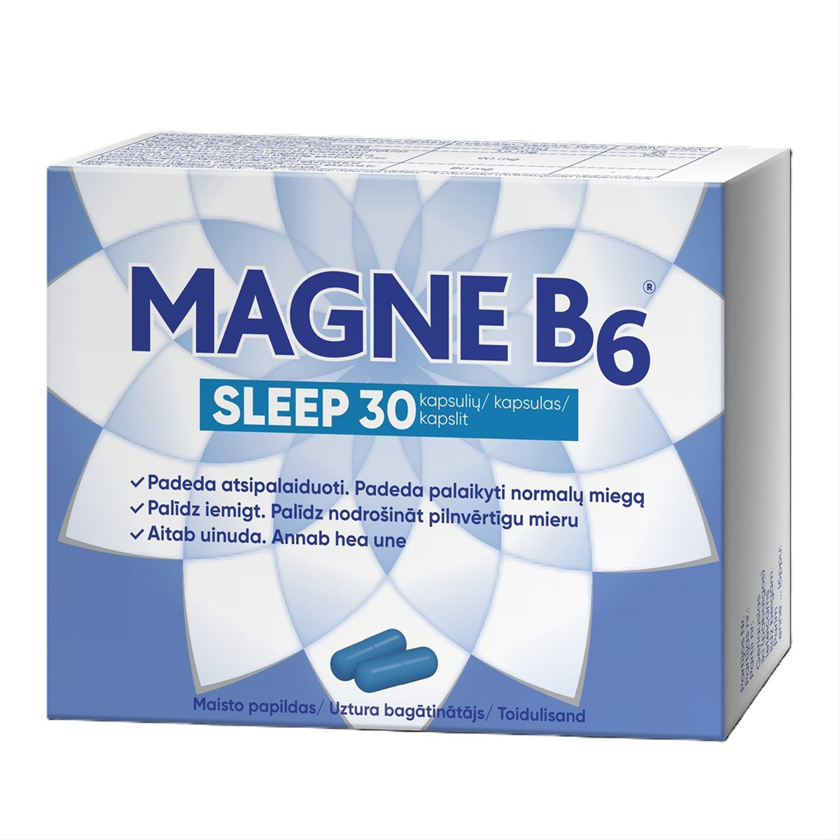 MAGNE B6 SLEEP, 30 kapsulių