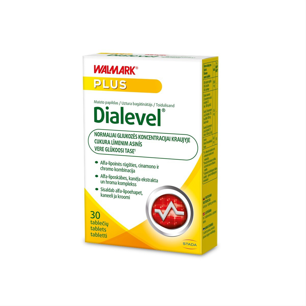 WALMARK DIALEVEL, 30 tablečių