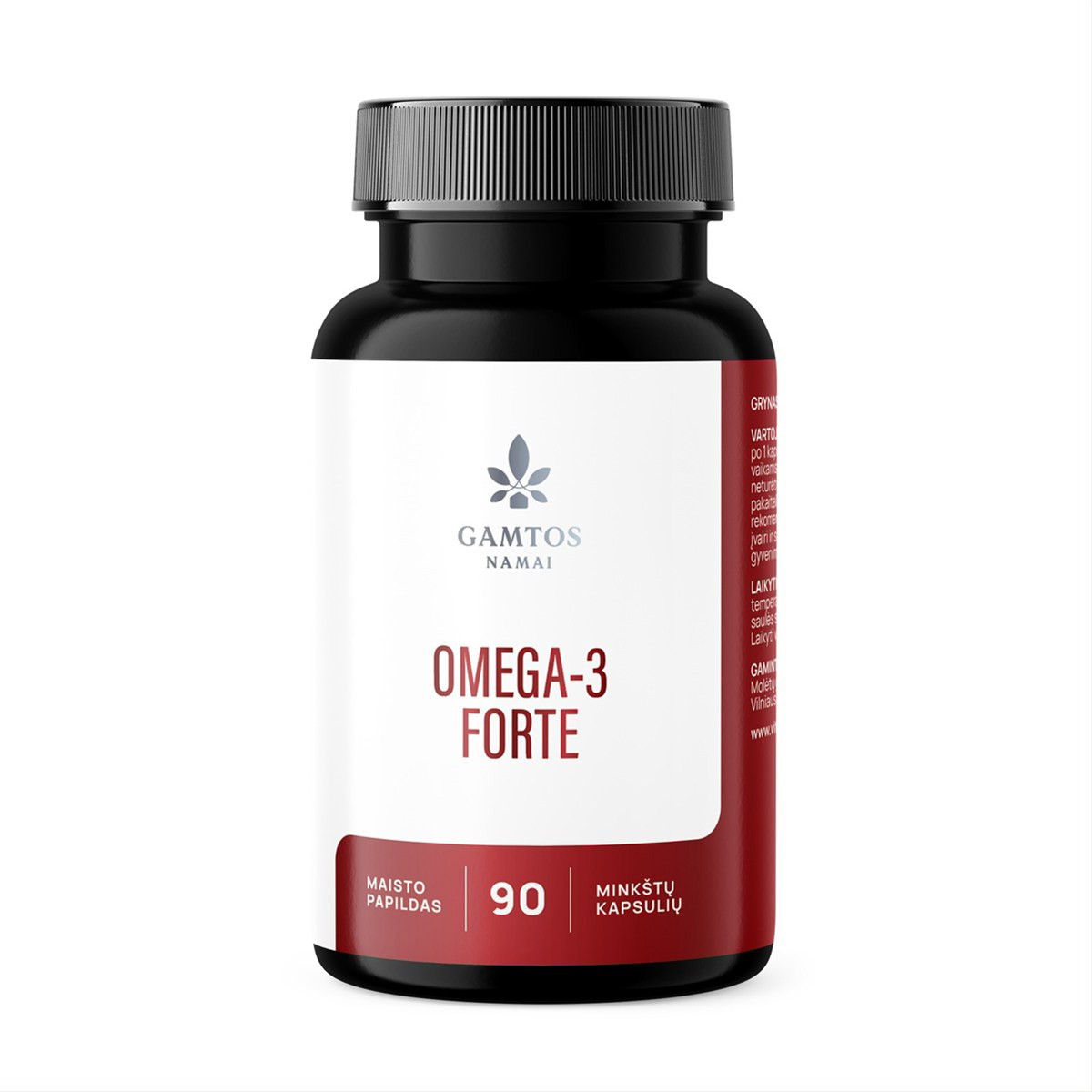 GAMTOS NAMAI OMEGA 3 FORTE, 90 kapsulių