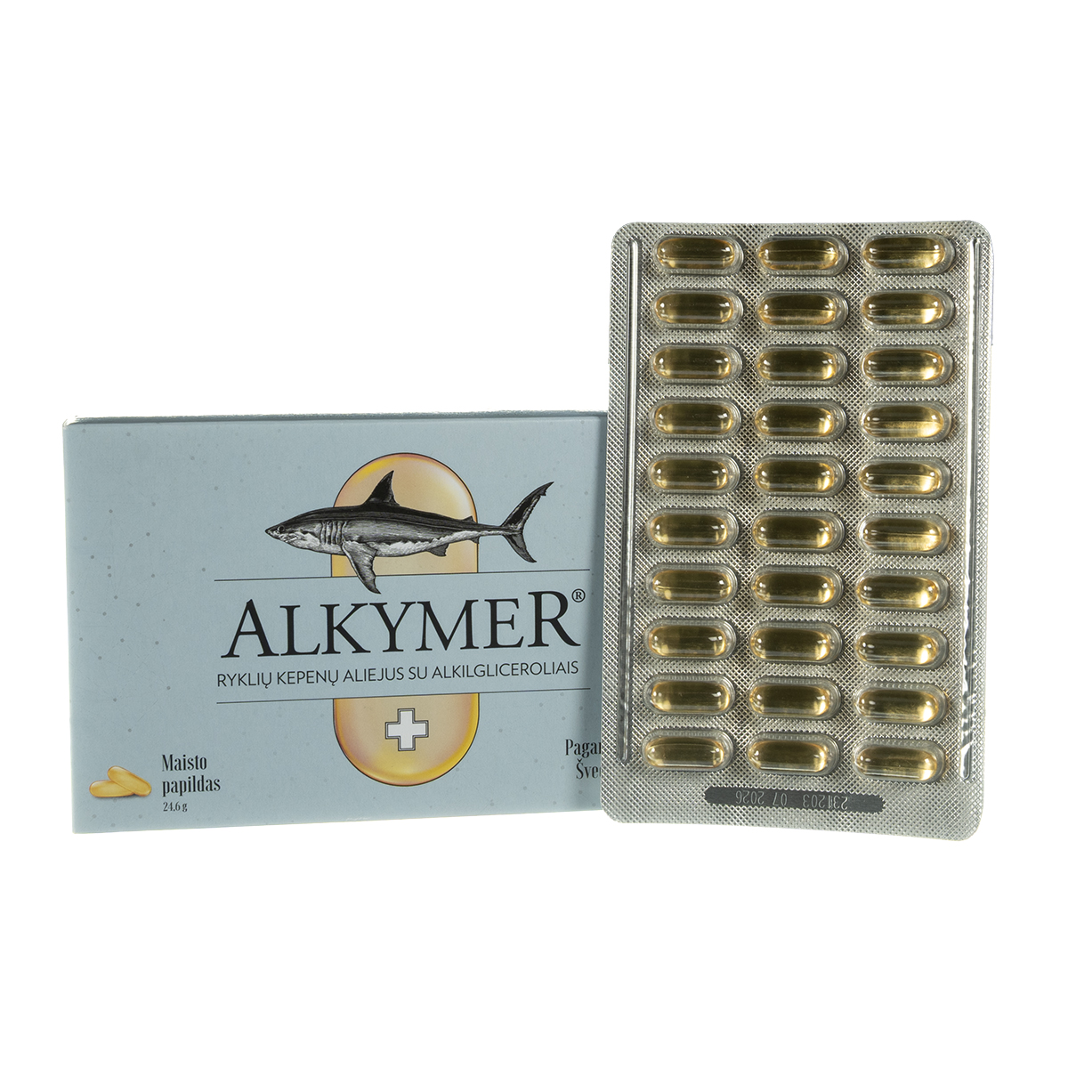 ALKYMER, 250 mg, 60 kapsulių