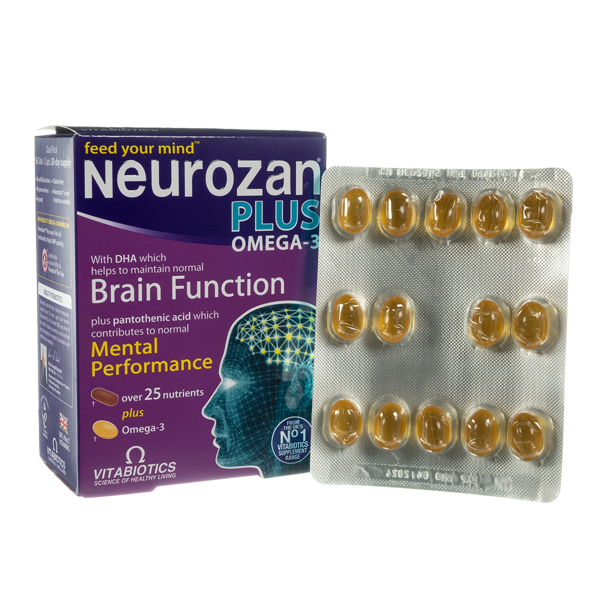 NEUROZAN PLUS, 28 kapsulės, 28 tabletės