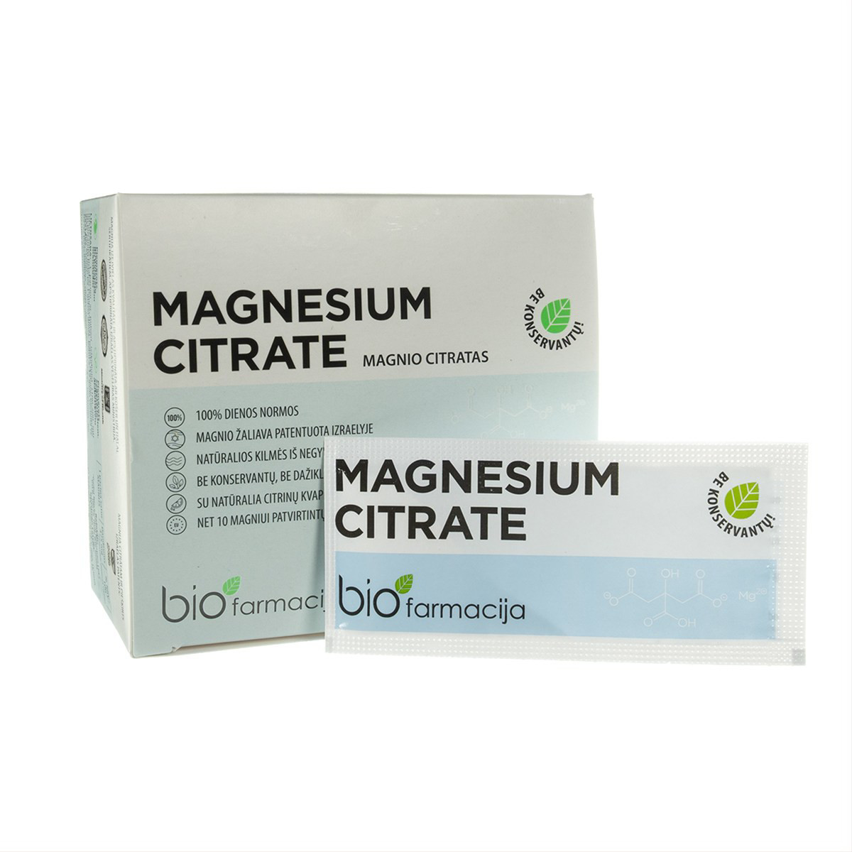 MAGNESIUM CITRATE, milteliai, 50 vnt.