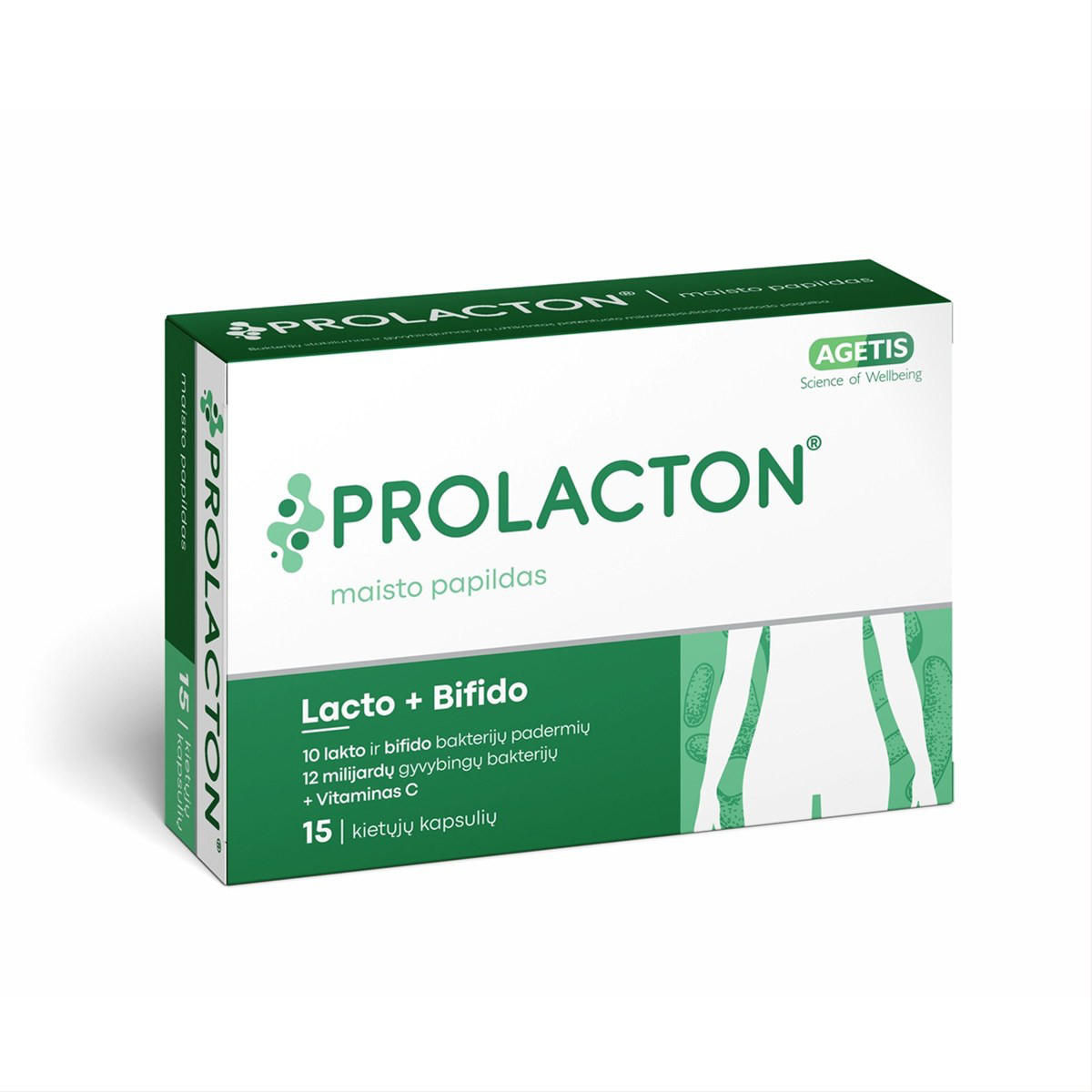 PROLACTON, 15 kapsulių