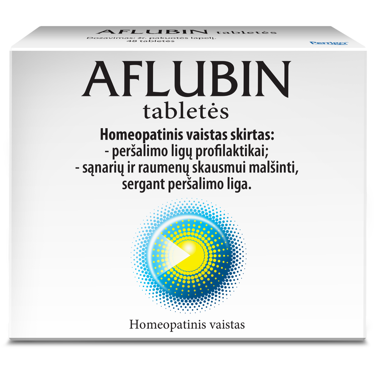 AFLUBIN, tabletės, N48