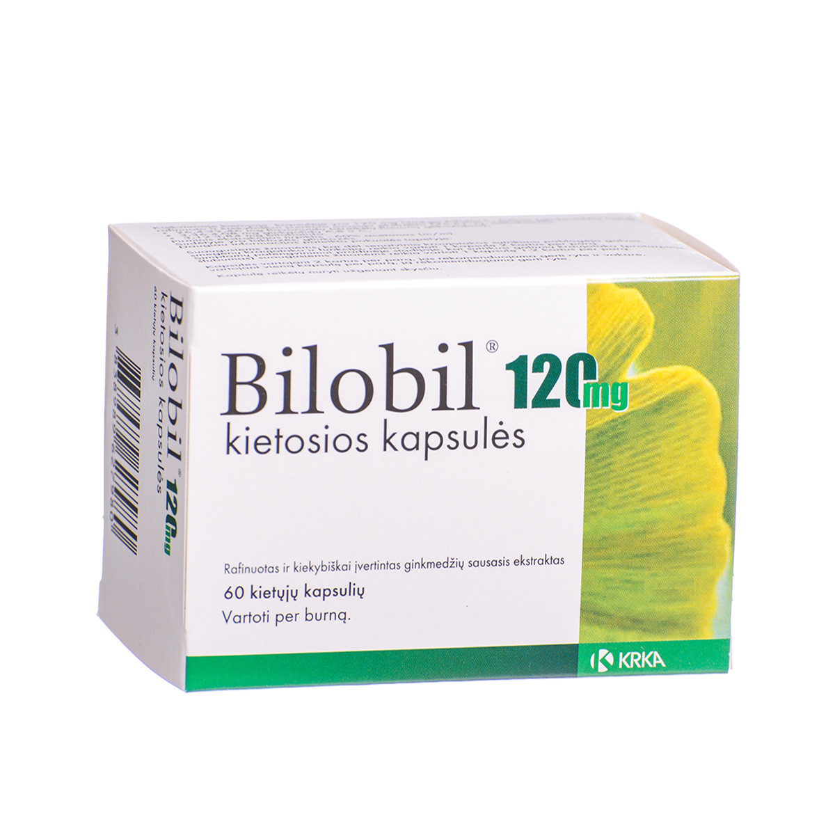 BILOBIL, 120 mg, kietosios kapsulės, N60